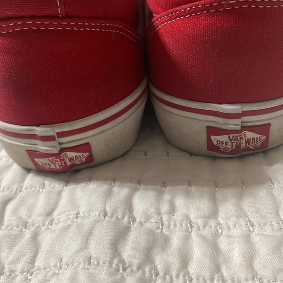 Red Vans - Picture 4 of 8